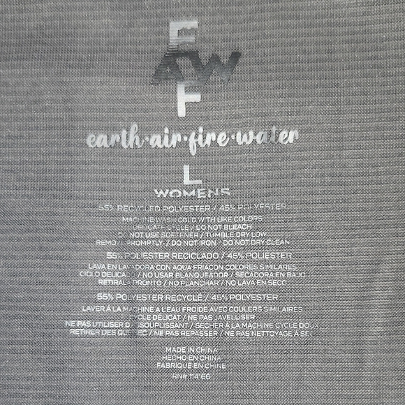 Colosseum Women's Afloat Strappy Racerback Tank | Earth, Air, Fire, Water | L - Picture 10 of 12